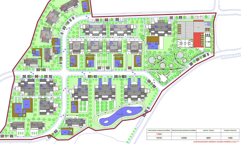 Printscreen of the certified urbanization plan